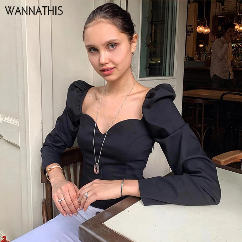 Женская облегающая футболка WannaThis розовая эластичная укороченная с пышными