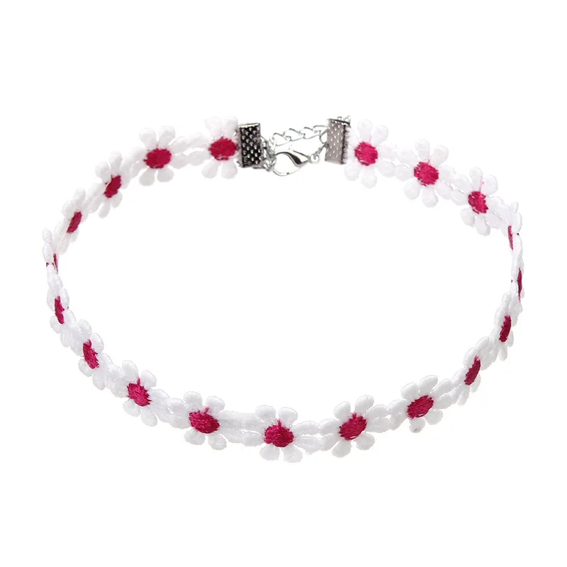 1 шт. романтическое милое цветочное ожерелье с подвесками цепочка-чокер для женщин ошейники для девушек милые цветы тканевое кружево ювелирные изделия аксессуары 1 шт. романтическое милое цветочное ожерелье с подвесками цепочка-чокер для женщин ошейники для девушек милые цветы тканевое кружево ювелирные изделия аксессуары