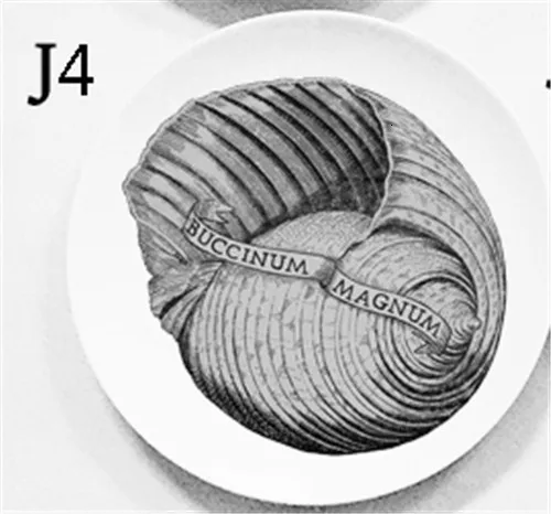 " 7" " Мода Fornasetti Тарелка декоративная подвесная тарелка домашнее украшение Настенная посуда керамический Декор Европейское настенное блюдо - Цвет: 4