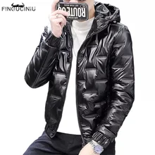 Aliexpress - YONEKO Stand Collar Down Jacket Men’s Short 2021 Winter Plus Size Bright Face Fashion Cold Proof Warm Down Jacket