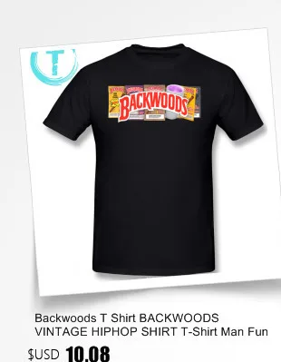 Backwoods футболка BACKWOODS винтажная рубашка хип-хоп Футболка мужская забавная футболка пляжная 100 процентная хлопчатобумажная футболка с рисунком