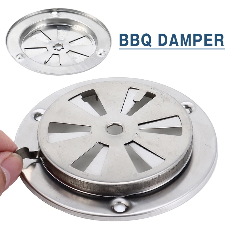 Adjustable Bbq Grill Smoker Exhaust Kitchen Vent Stove Stainless Steel