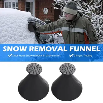 

Multi-function Car Windshield Ice Scraper 2pcs Magic Cone Shape Window Snow Remover Funnel Tools Car Maintenance Tools