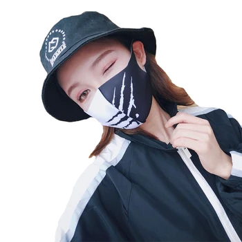 

Unisex Personality hip-hop Mouth Mask Reusable Anti Dust Haze Fog Health Care Masks Air Pollution Mouth-Muffle 12 Colors