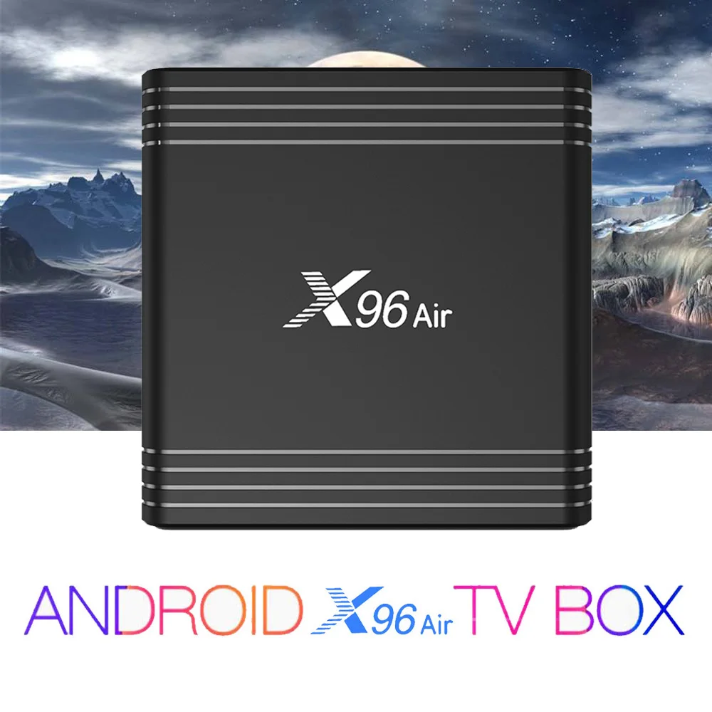 

Android 9.0 TV BOX X96 Air Amlogic S905X3 smart Set top TV Box Wifi Netflix Media Player TV Box Voice Assistant 4GB 64GB 32GB