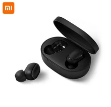 Original Xiaomi Redmi Airdots 5.0 TWS Bluetooth écouteur DSP suppression du bruit avec micro mains libres AI contrôle Spots casque(China)