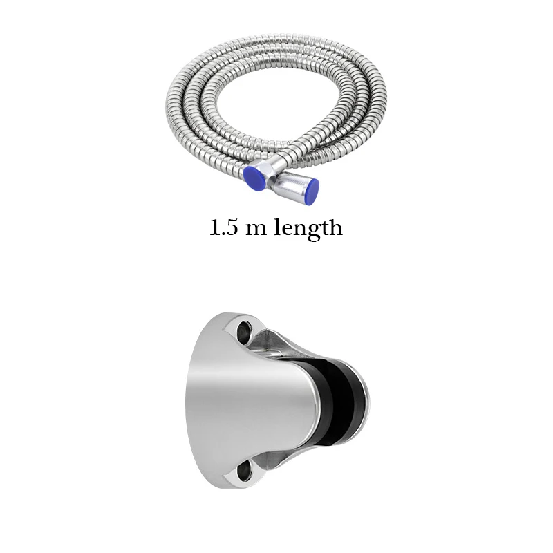 EHEH 5 Modes Shower Head Set Bathroom Chromeplate Handheld Showerhead With Hose And holder Multiple Modes Showerhead Sets