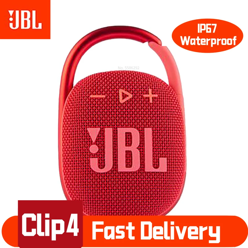 Jbl Clip 4 Wireless Bluetooth 5.1 Mini Speakers Clip4 Portable Ip67 Waterproof Outdoor Bass Speakers With Hook 10 Hours Battery - ANKUX Tech Co., Ltd