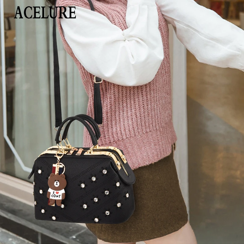 Женские сумки, новые женские корейские сумки, модные сумки через плечо в форме милых цветов, маленькие сумки, сумки-мессенджеры ACELURE