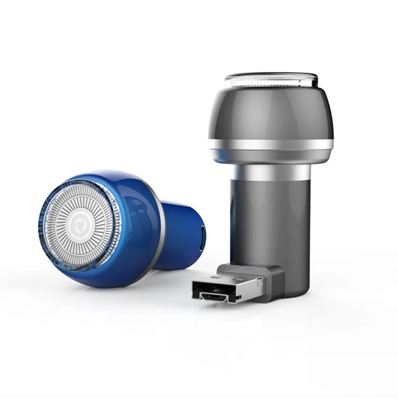 

1pcs Travel Razor Electric Mini Shaver Micro-USB Smartphone Shaving Device Outdoor Travel Portable Beard Trimmer For Men