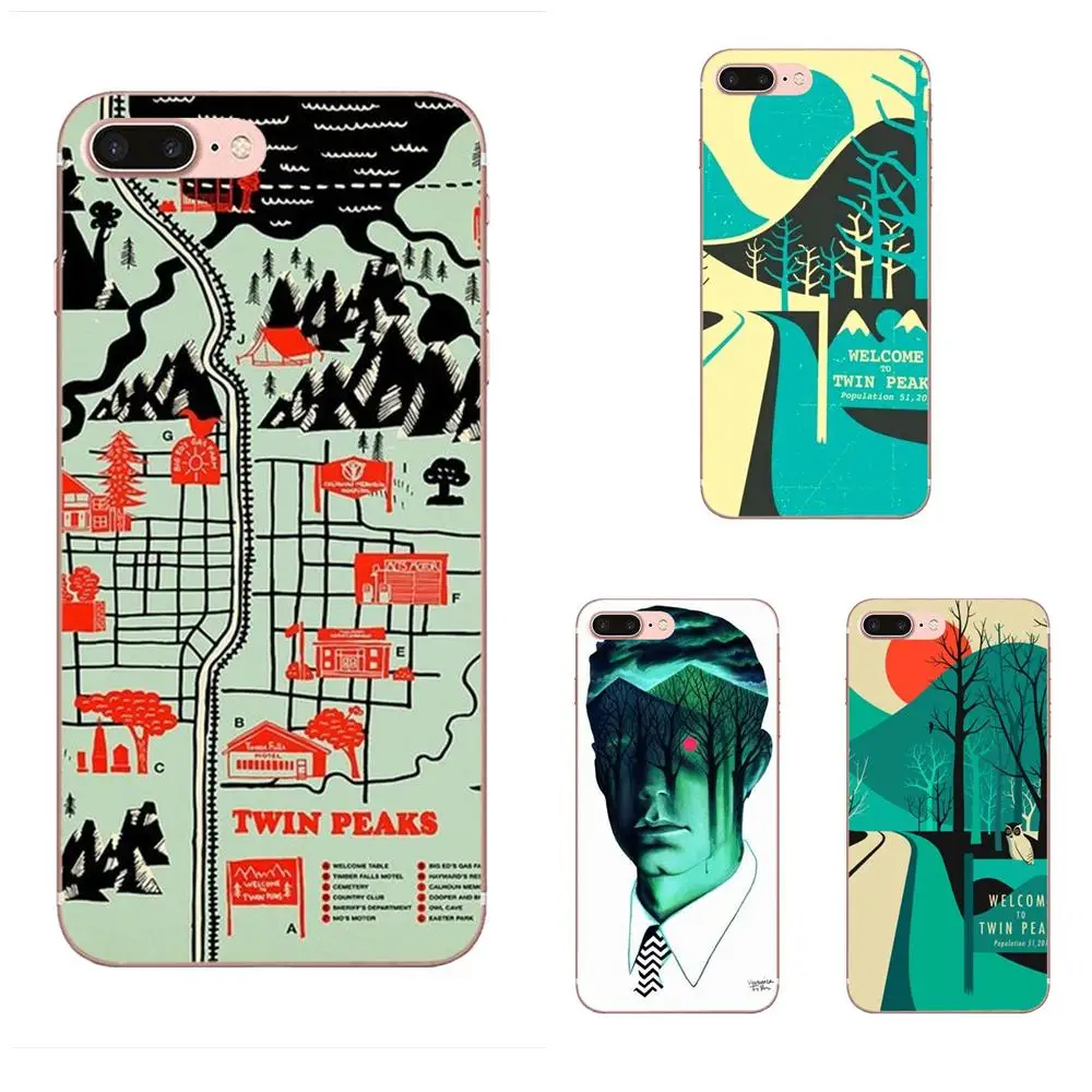 Twin Peaks sherif Department Печатный для Sony Xperia Z Z1 Z2 Z3 Z4 Z5 compact Mini M2 M4 M5 T3 E3 E5 XA XA1 XZ Premium |