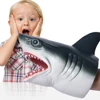 Animal Hand Puppets Childhood Kids Cool Rubber Toy Shark Dinosaur Shape Story Pretend Playing Gloves Gift For Children 5
