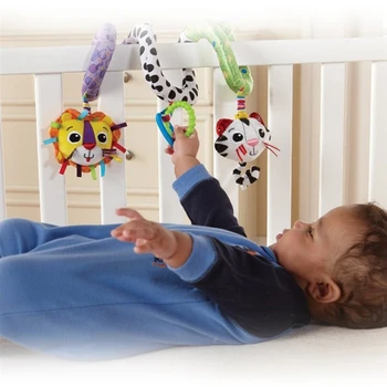 

Kids Toys Hanging Spiral Rattle Stroller Cute Animals Crib Mobile Bed Baby Toys Newborn Educational Toy for Children 0-12 Months