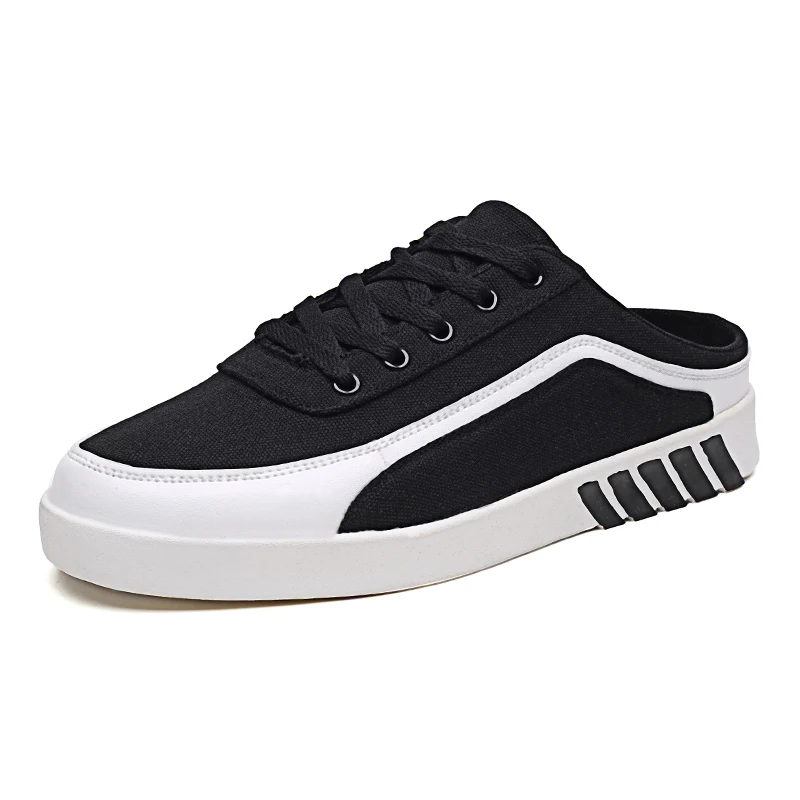 NEW Men Casual Shoes Summer Style Slip-on Canvas Flats Men Non-Slip Slippers Breathable Loafers Man Shoes