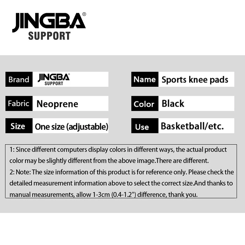 JINGBA SUPPORT knee pad volleyball  knee support sports outdoor basketball Anti fall knee protector brace rodillera deportiva