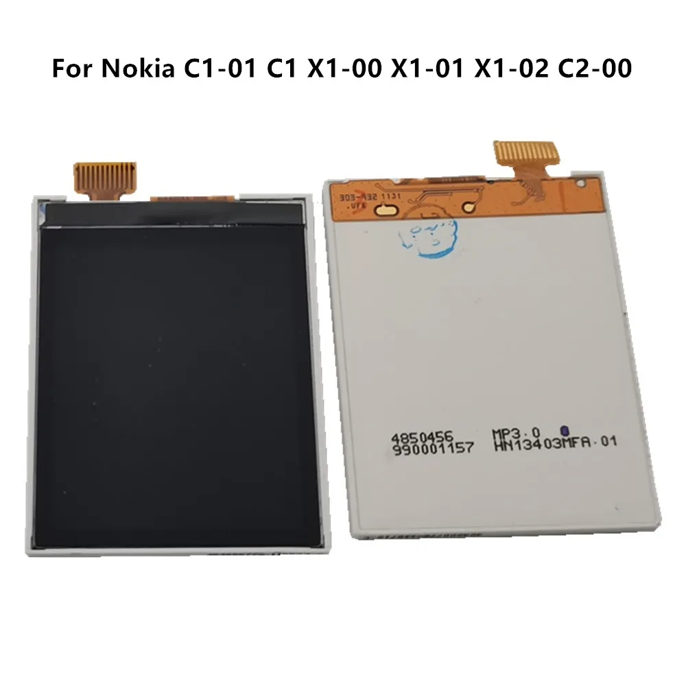 Azqqlbw 100 Pz/Lotto Per Nokia C1-01 C1 X1-00 X1-01 Schermo X1-02 Display Lcd Parti Di Ricambio Per Nokia C2-00 Lcd C1 C1-01