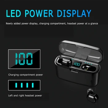 

M8W TWS Earphones Portable Stereo Sports Touch Control Wireless Headphones Bluetooth Earphone 5.0 In-Ear Sports Headset