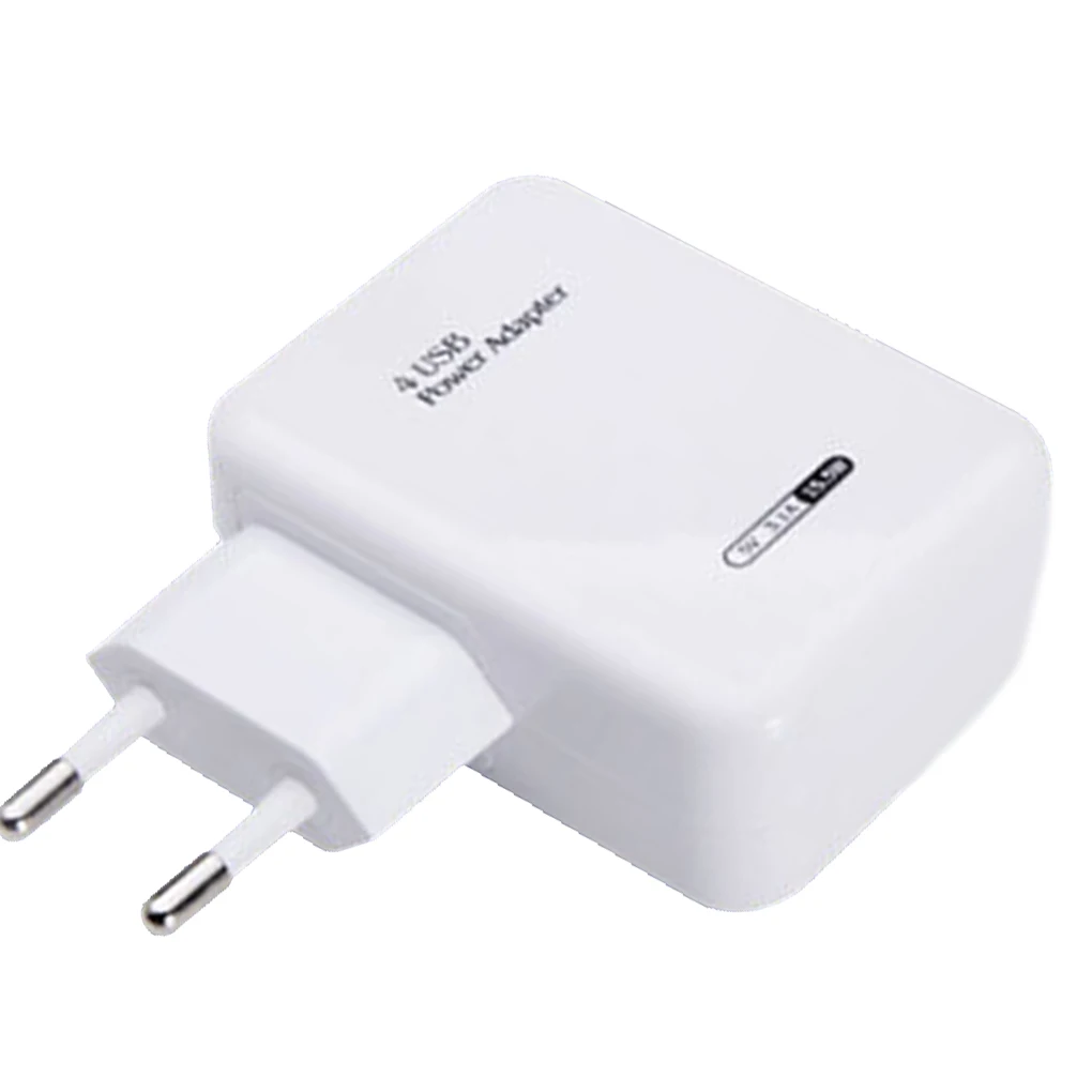 Умное usb-устройство для Зарядное устройство 4 Порты несколько настенный адаптер 5В 3.1A зарядка Быстрая зарядка для iPhone и Android мобильного телефона устройства