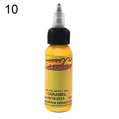 Golden New 30ml Tattoo Pigment Ink for Semi-permanent Eyebrow Eyeliner Lip Body Art Paint - Цвет: Golden