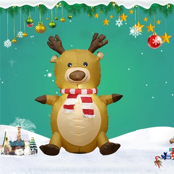 

Christmas Air Inflatable Santa Claus Snowman Elk Outdoor Christmas Decoration Figure Kids Children Toys Air Mold