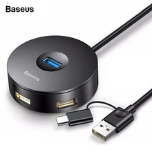 Baseus Type C USB HUB USB3.0 USB C HUB for MacBook Pro Air USB Type C HUB USB 3.0 2.0 Adapter with Micro USB Type-C HAB Adapter