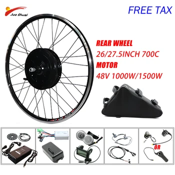 

1000W 1500W Conversion Kit With Battery 48V Motor Wheel Triangle Bag Electric Bike Conversion Kit Bicicleta Electrica Kit