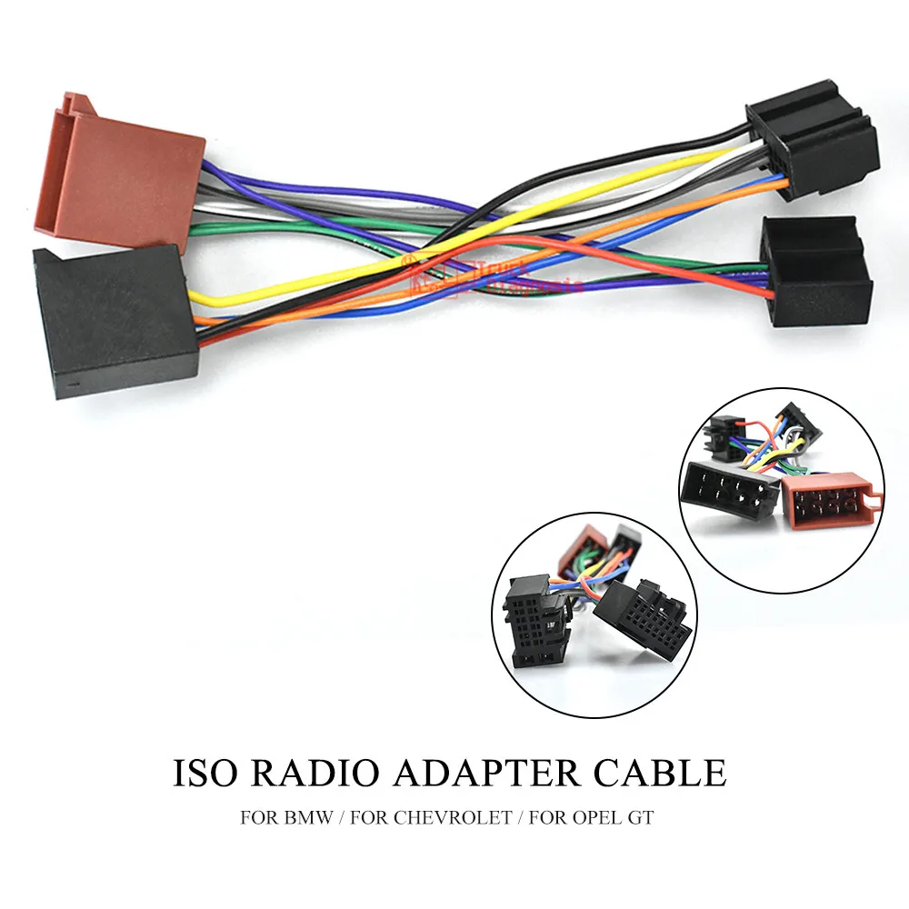 12-106 ISO Radio Adapter for BMW CHEVROLET OPEL GT Wiring Harness Connector Lead Loom Cable Plug | Автомобили и мотоциклы