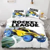 New Rocket League Bedding Set Bedspread Single Twin Full Queen King Size Car Rocket League Bed Set Aldult Bedroom Duvetcover 4