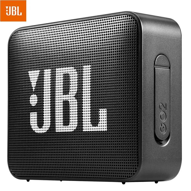 JBL GO2 Беспроводная Bluetooth мини-Колонка IPX7 водонепроницаемая Спортивная Портативная колонка 3,5 мм перезаряжаемая батарея с микрофоном - Цвет: Black