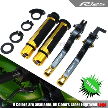 

For YAMAHA YZFR125 YZF R125 2008-2011 2009 2010 Motorcycle Adjustable Folding Brake Clutch Levers Handlebar Hand Grips