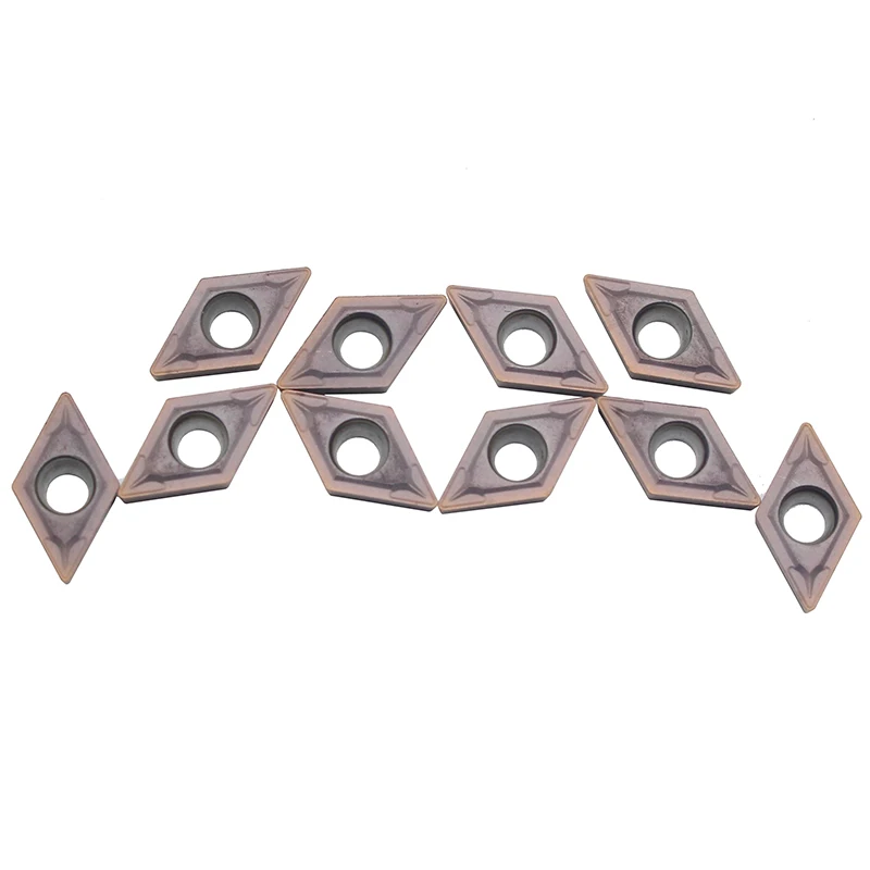 

10 pcs DCMT070204 VP15TF Internal Turning Tools Carbide inserts Cutting Tool CNC Lathe tools cutter