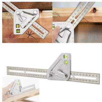 

Multi-function Woodworking Triangle Ruler Angle Ruler Revolutionary Carpentry Tool Measuring Tool