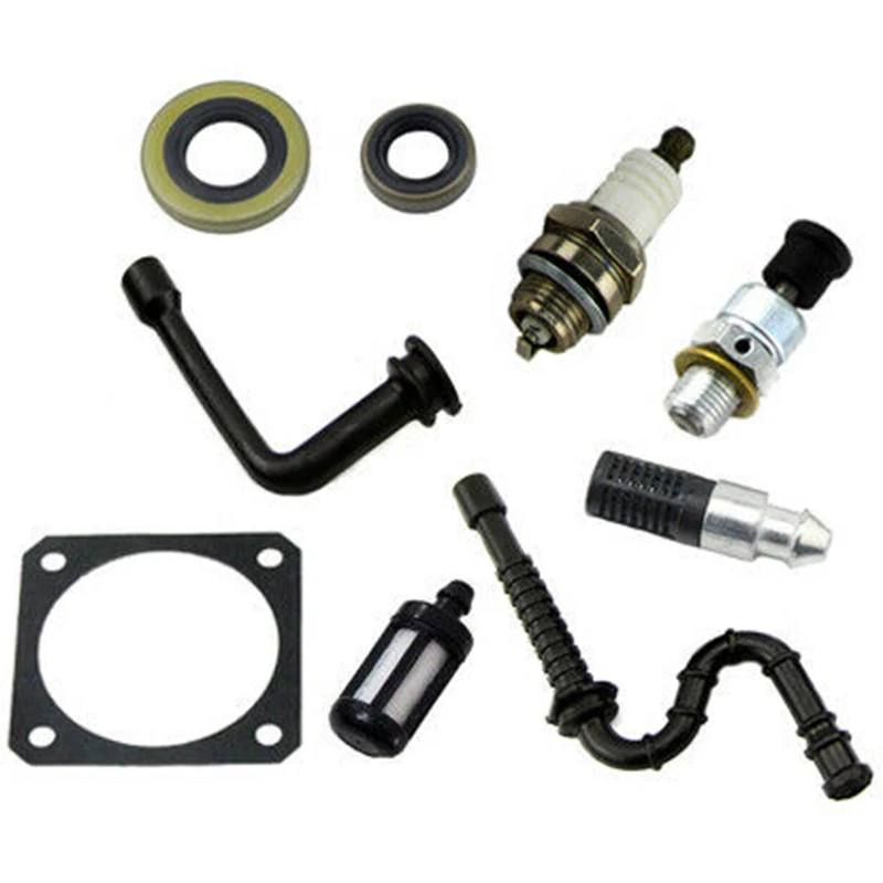 

48mm Cylinder Piston Air Filter Fuel Line Kit For Stihl MS360 036 Chainsaw Parts Cylinder Piston Kit Piston Pin Bearing Muffler