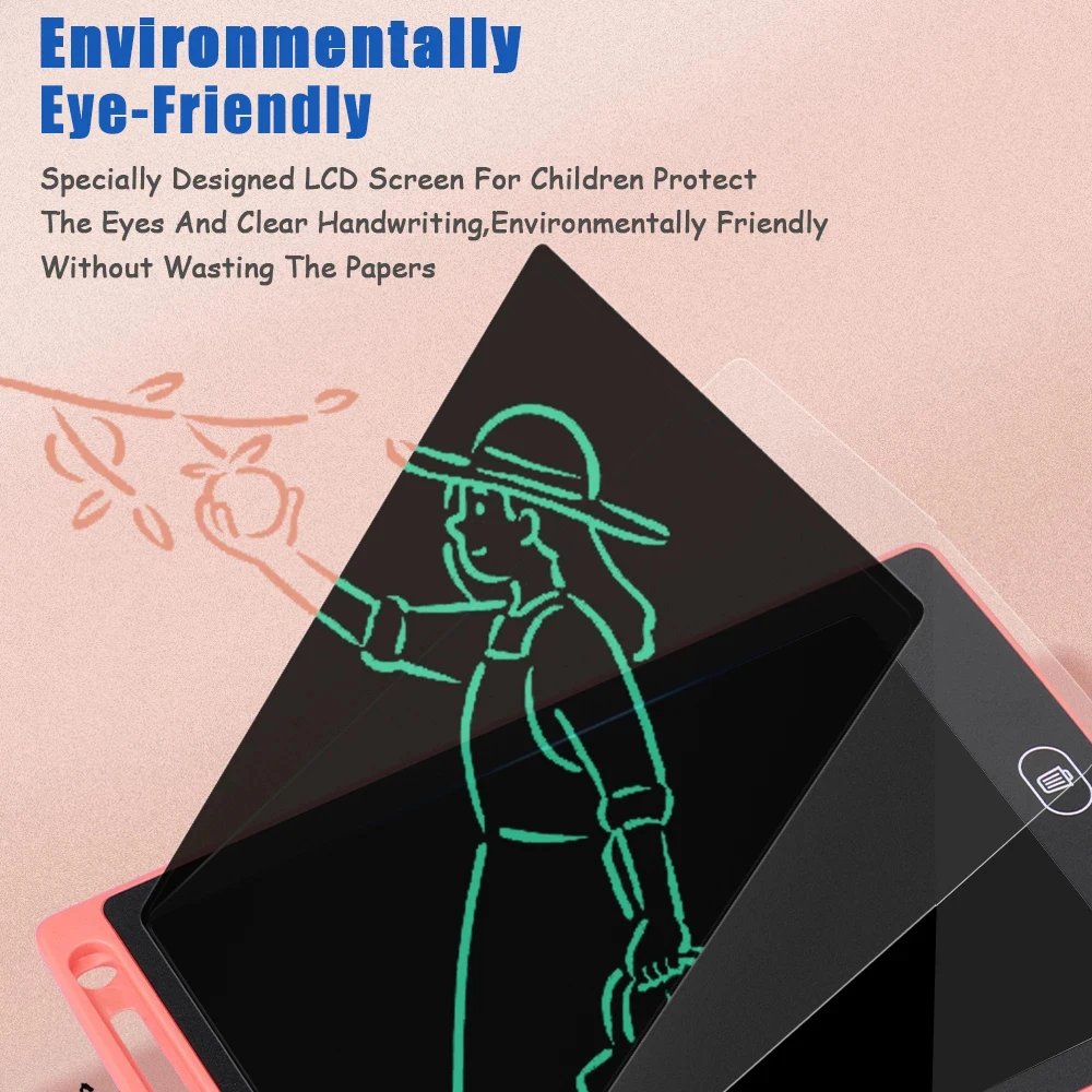 6.5/8.5/10/12 inch LCD Drawing Tablet For Children's Toys Painting Tools Electronics Writing Board Boy Kids Educational Toys 2