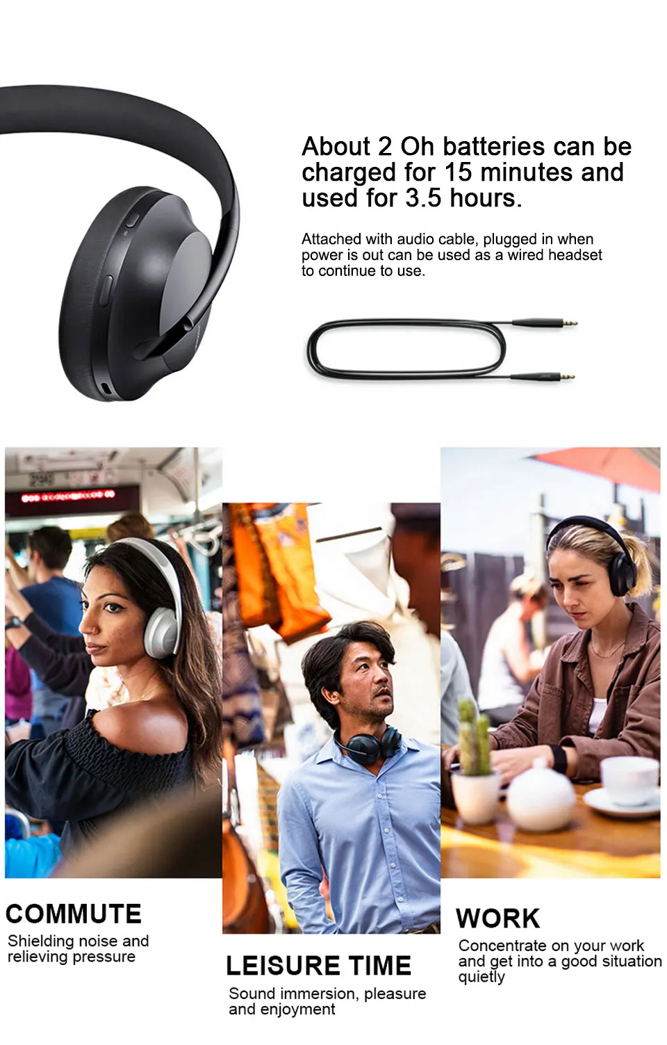 700 bluetooth sem fio fone de ouvido
