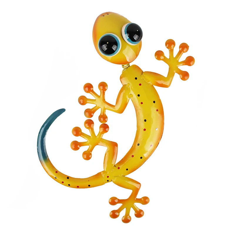 Домашний сад с металлическими стенками Gecko миниатюрные украшения для сада