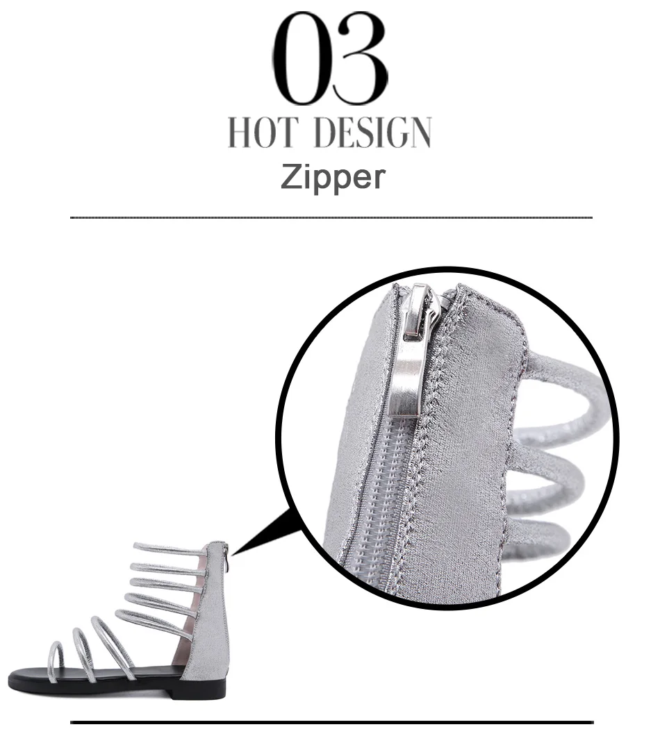 siliver sandals 