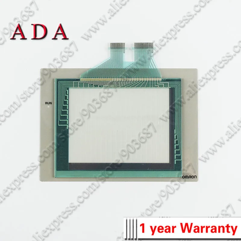 Touch Panel Screen Glass Digitizer for Omron NS5-SQ10-V2 NS5-TQ10-V2 NS5-MQ10-V2 Touchscreen with Front Overlay Protective Film |