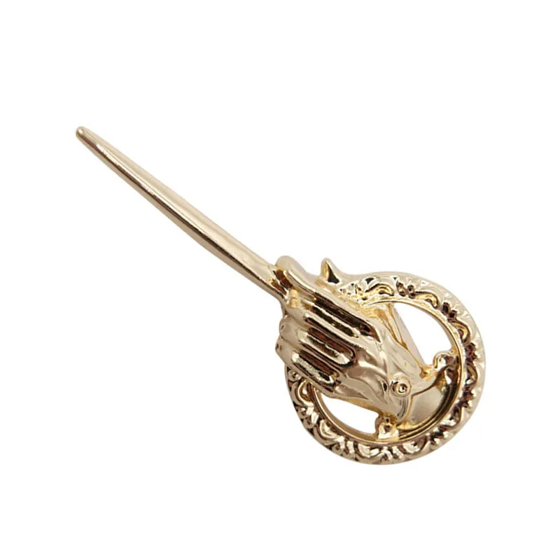 Brooch 2 Карнавальный костюм Дейенерис Таргариен из фильма «Игра престолов» для женщин и девочек; Карнавальная форма на Хэллоуин; парики; сапоги на заказ - Цвет: Brooch 2