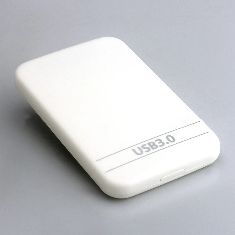2," USB 3,0 передачи данных жесткого диска 6 ТБ корпус тонкий внешний чехол Портативный жесткий диск Box 5 Гбит/с 1 ТБ жесткий диск SSD - Цвет: Белый