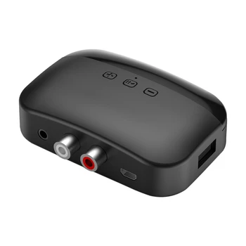 

NFC Bluetooth Adapter, Bluetooth 5.0 Receiver, Hands-Free Call, Support TF Card U Disk to Play Music