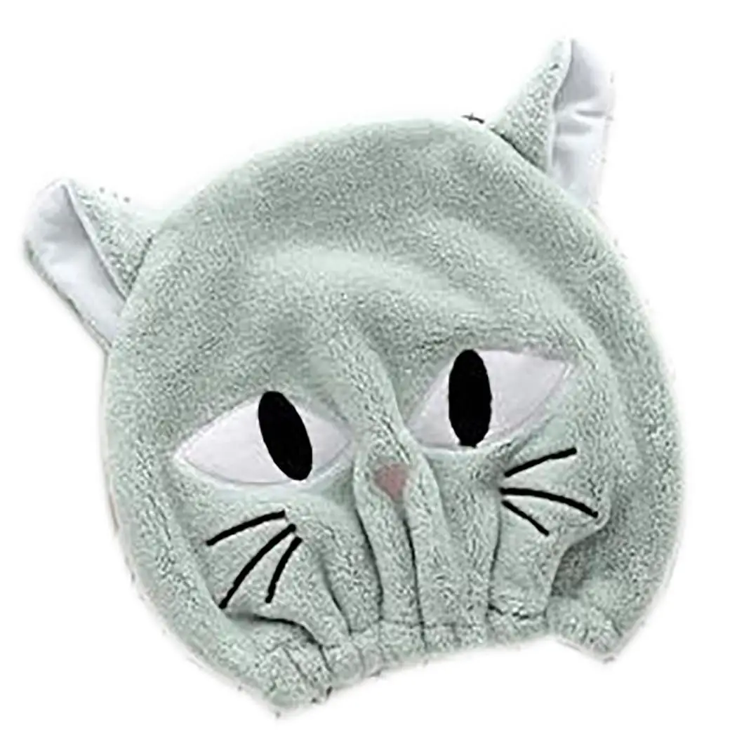 Women Casual Cute Soft Water Absorption Hair Towel Home Soft, Absorption, Care Wrap Hair Drying Cap