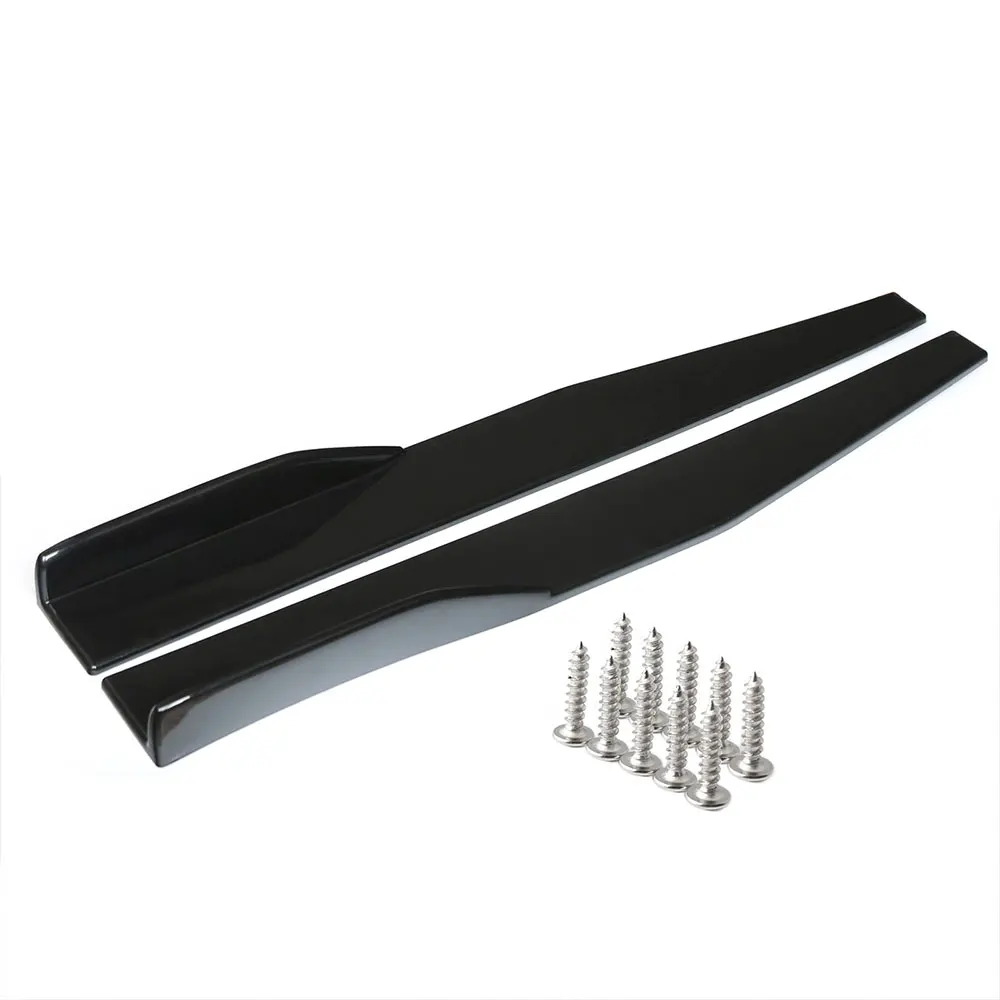 

74.5CM Universal Car Side Skirt Rocker Splitters Winglet Wings Diffuser Professional Modified Surrounded Blade Car Accessories