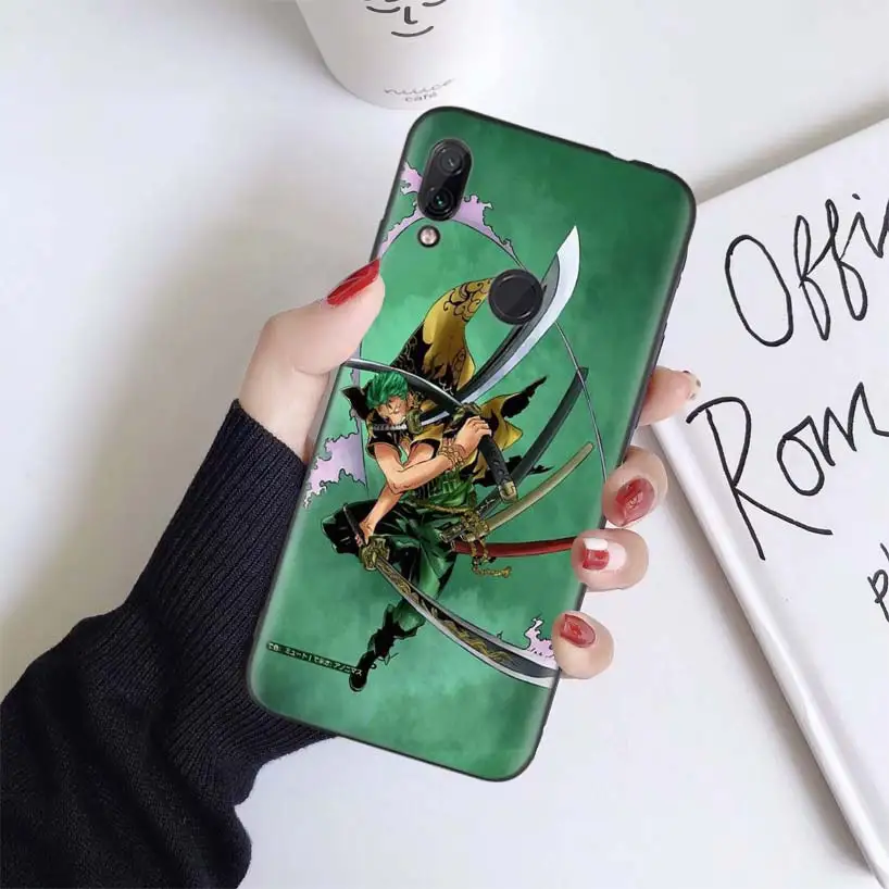 One Piece Roronoa Zoro Case for Xiaomi Redmi Note 7 8 K20 7S 7A 6 6A 4