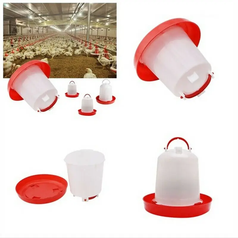 15254LPlasticChickenFarmDrinkingFountainsQuailPoultryHen
