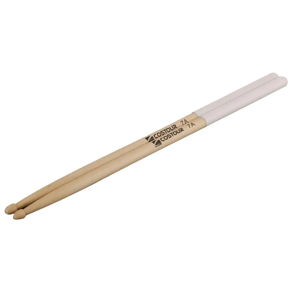 A 1 Pair Maple Wood Drum Sticks 5A 7A Anti-slip Electronic Drum Rack Drumsticks Musical Sticks Percussion Instruments Accessories - Color: A