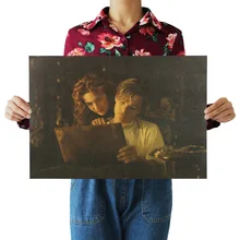 [B43] Титаник G Ностальгический ретро плакат из крафт-бумаги экран для помещений кафе декоративная живопись