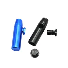 Best Price Snuff Pipe 3# Aluminum Alloy Metal Snuff Nose Smoke Pot Snuff Bottle Smoking Set Cigarette Holder Tobacco Pipe