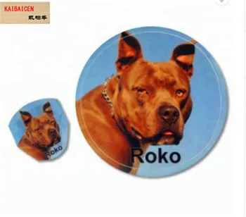 

20pcs/Lot Sublimation Blank frisbee Foldable Nylon Printable Fan For Heat/Thermal Transfer printing dog/cat flying saucer 25CM