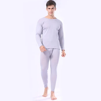 

Male Long Johns Full Sleeve Autumn Winter Warm Thick Thermal Underwear For Men&women Intimate Lingerie Set Plus Size 3XL